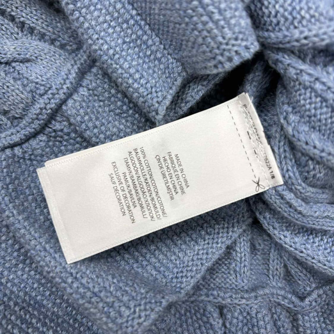 폴로 랄프로렌 걸즈 케이블 프릴 니트 가디건(L) 상품이미지5