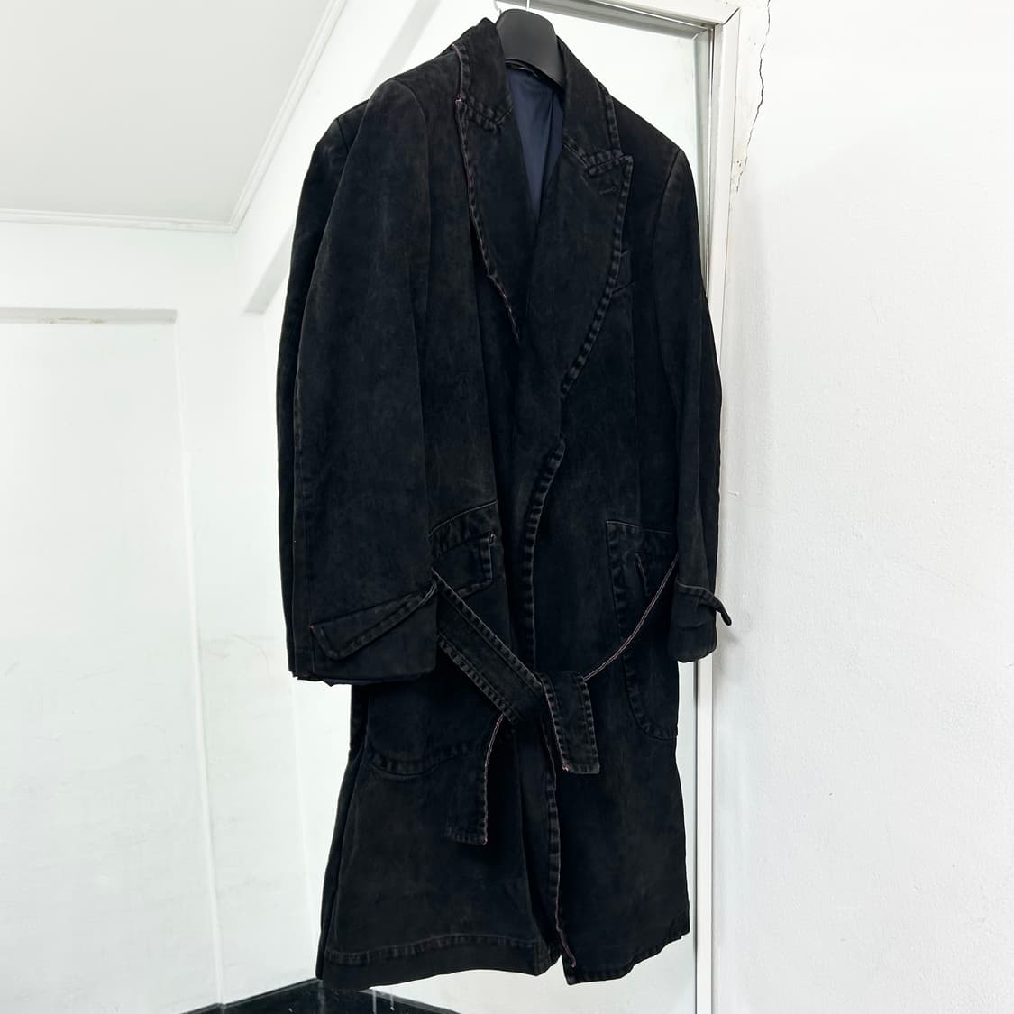 비비안웨스트우드 가먼트다이드 데님 롱코트 상품이미지4