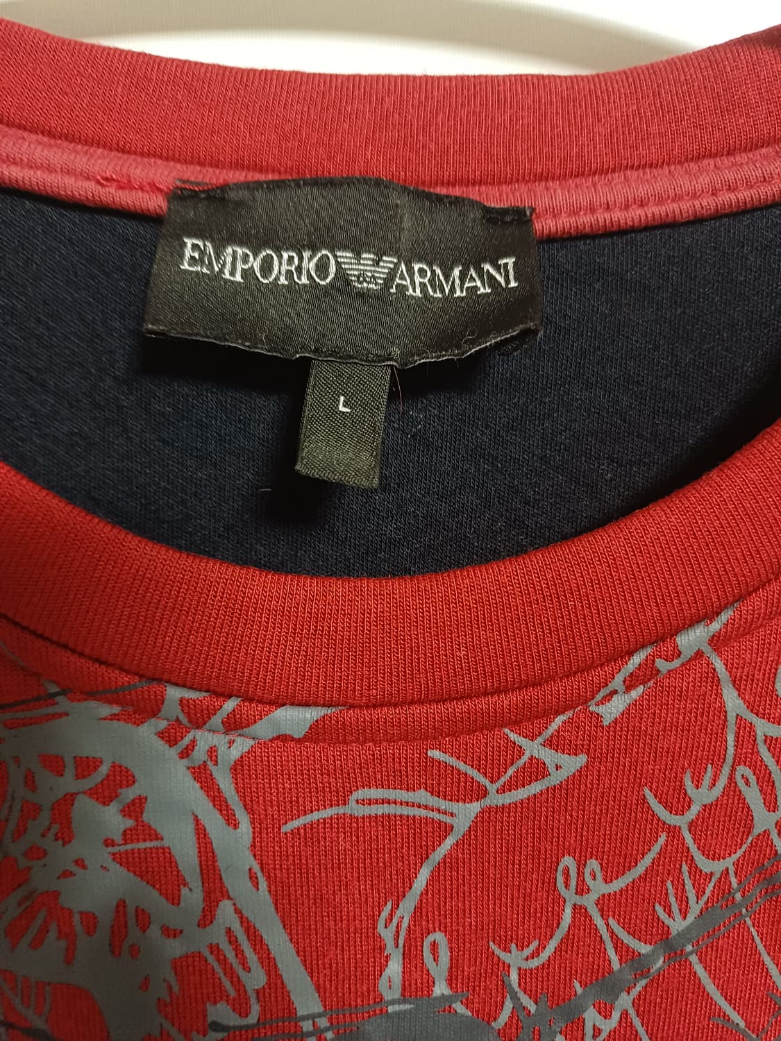 엠포리오 아르마니 L 레이온 100% 독수리 맨투맨 상품이미지3