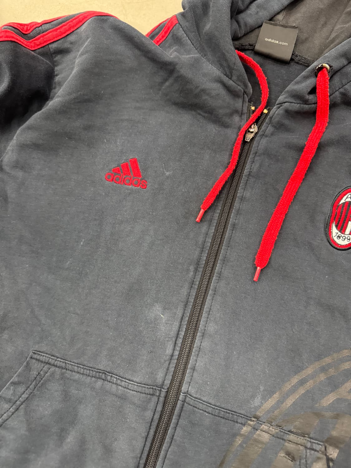 아디다스 AC밀란 후드집업 110 상품이미지8