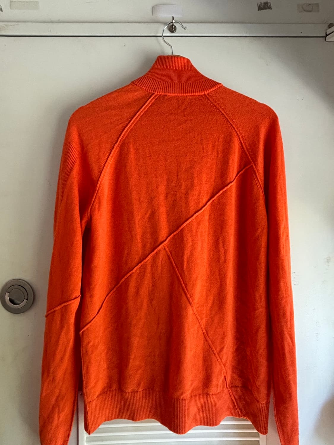 A-COLD-WALL orange knit zip up cardigan 상품이미지3