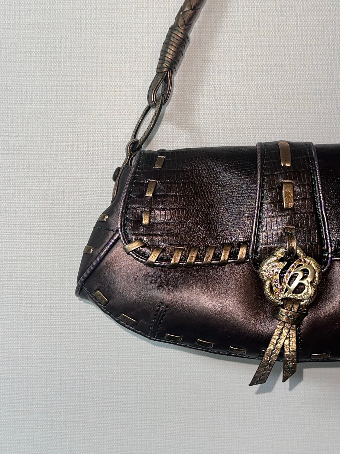 빈치스벤치 가죽 그런지 숄더백 상품이미지3