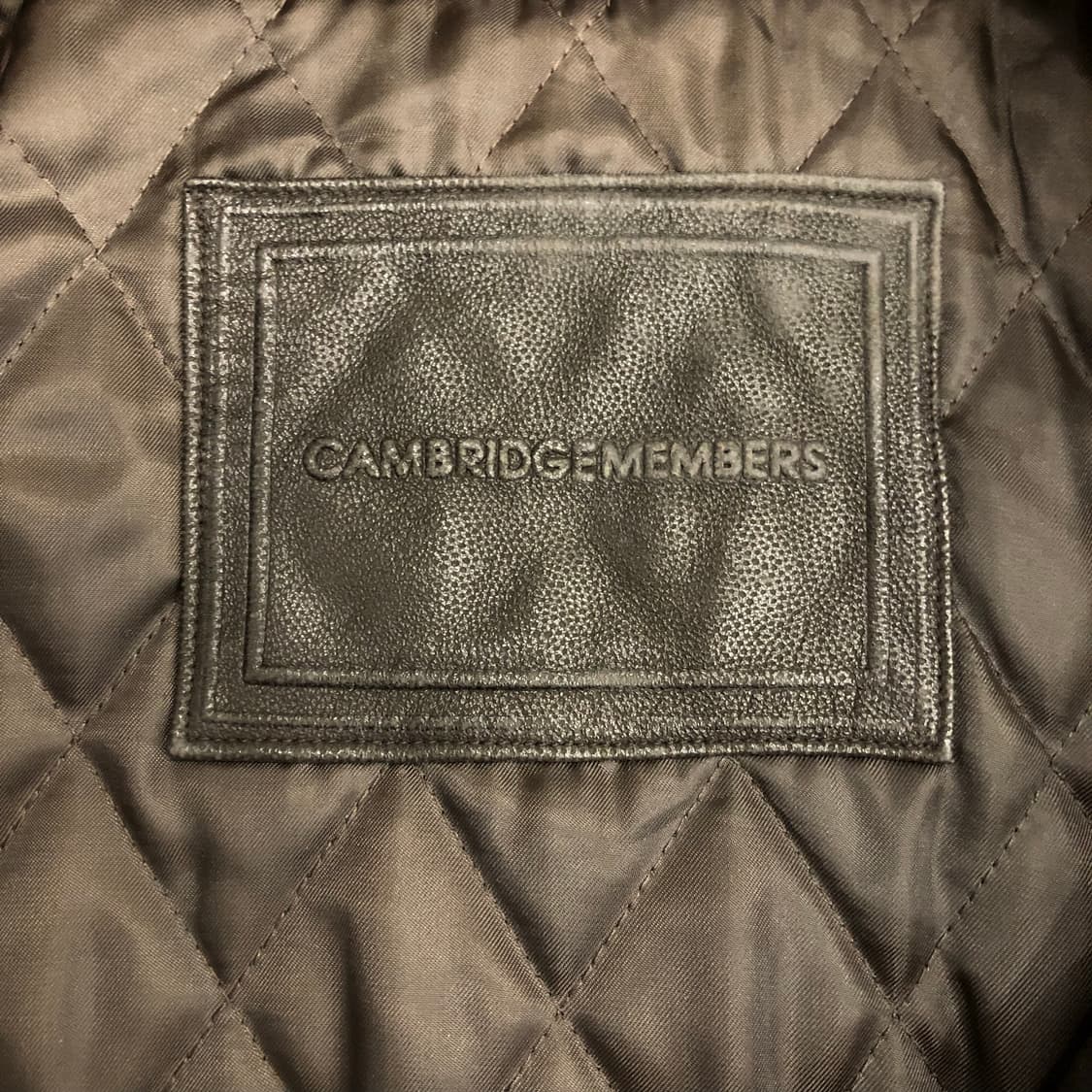 캠브리지 멤버스 양가죽 니트 도킹 양털 무스탕 레더 가죽 자켓 상품이미지6