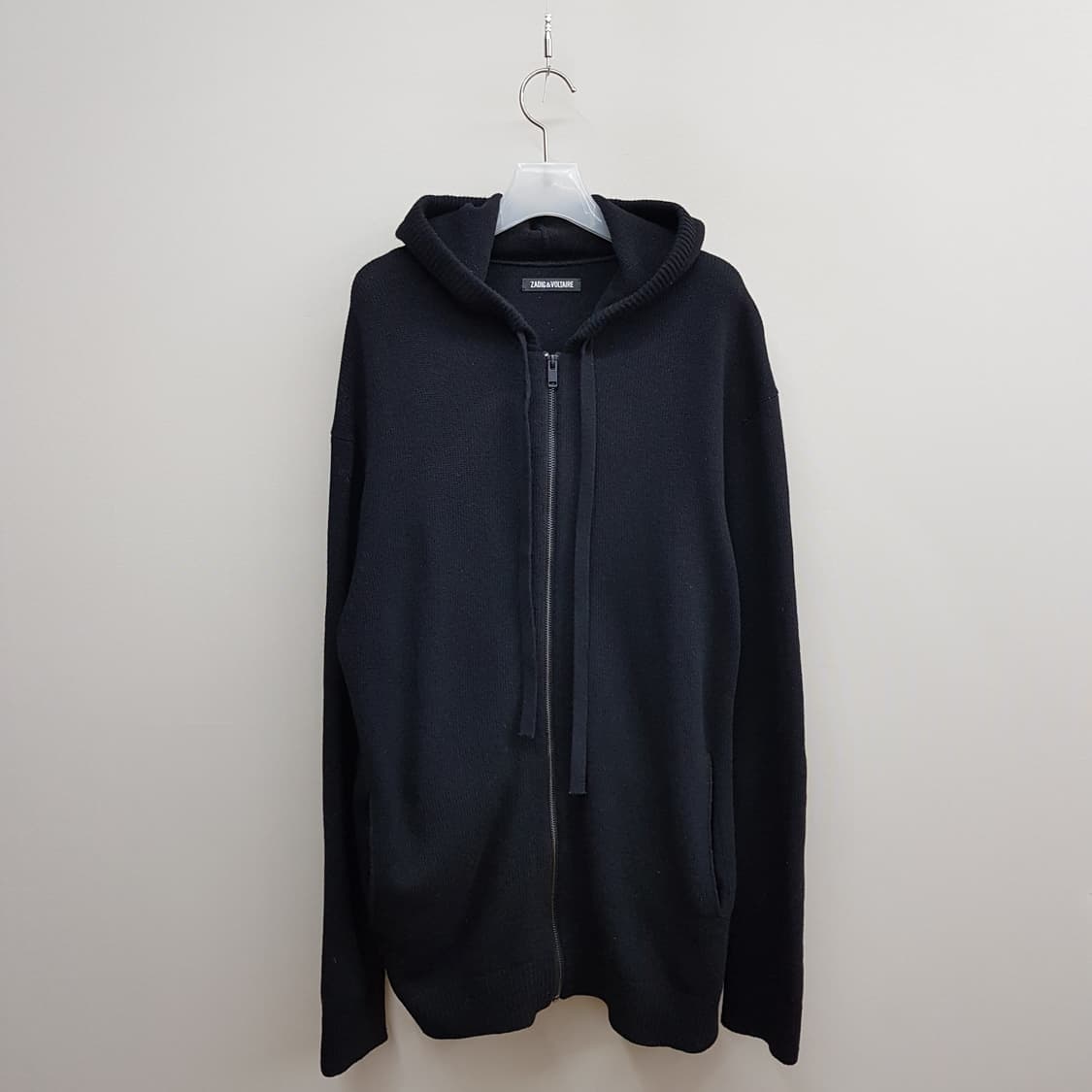 자딕앤볼테르 해골 자수 오버핏  니트 후드 집업 XS사이즈 상품이미지1