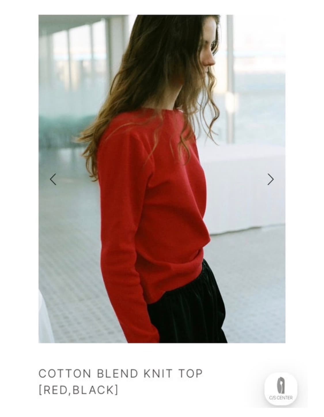 Le17SEPTEMRE  BLEND KNIT TOP(black) 상품이미지2