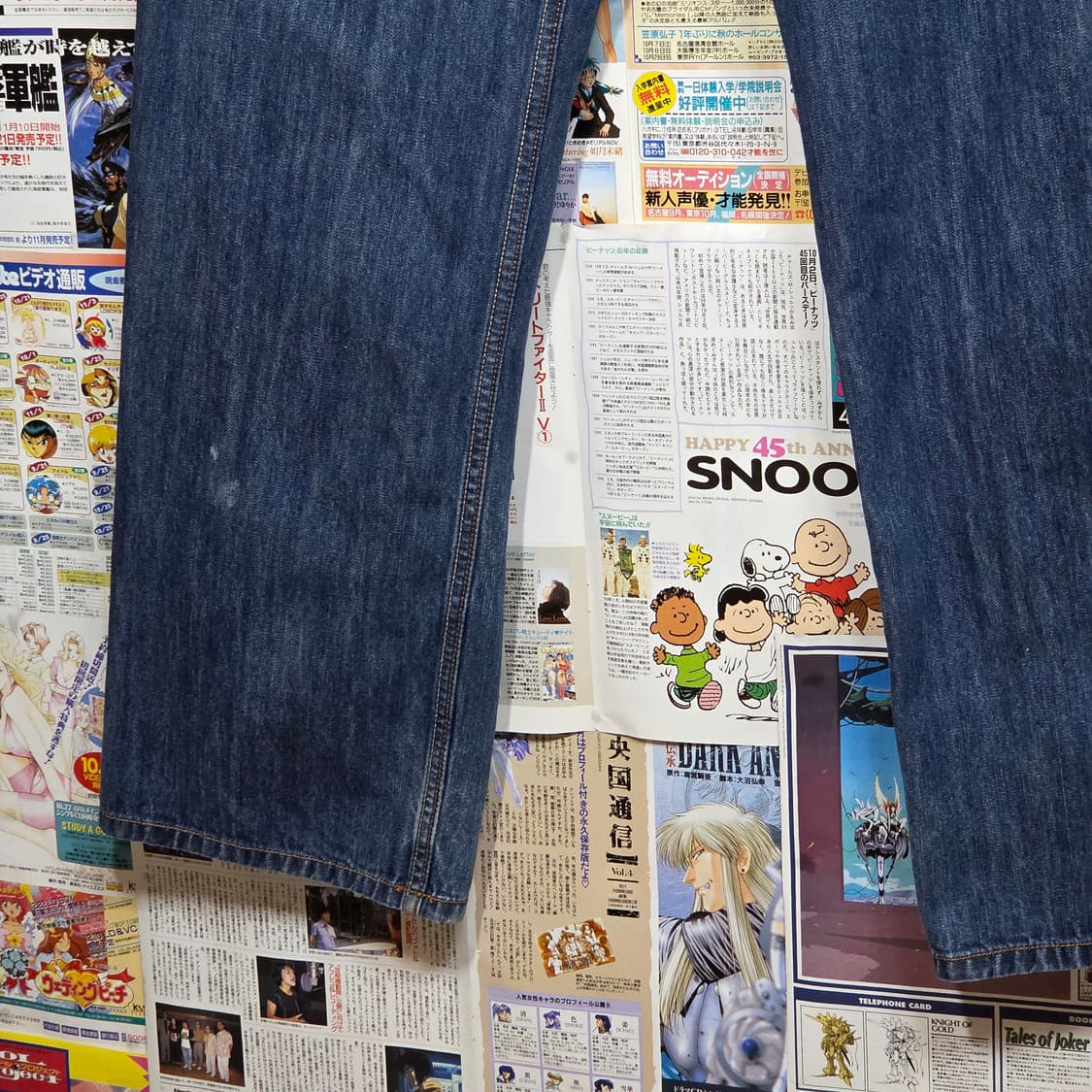 로카웨어 진청 데님 힙합 팬츠 상품이미지7