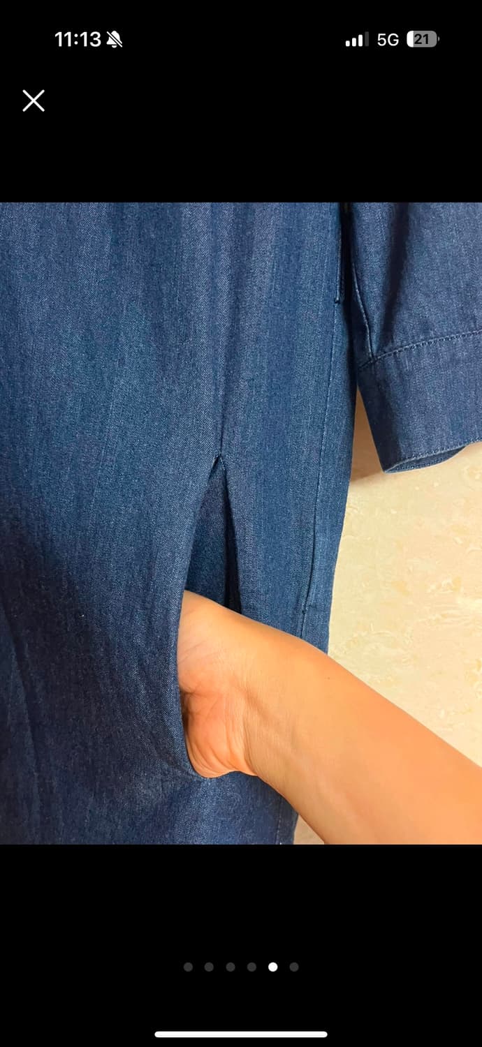 얇은 청원피스 상품이미지5