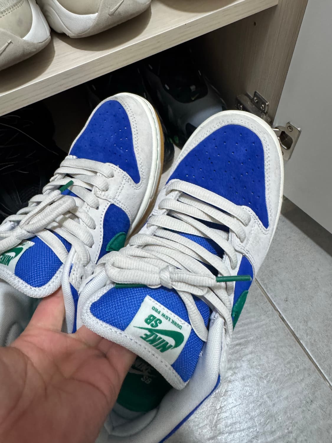 나이키 sb 덩크로우 블루 260 상품이미지5