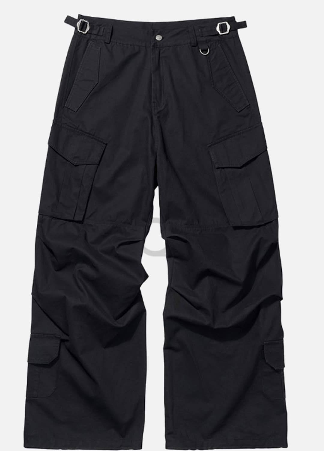 플레이버리즘 빈티지 워시드 카고팬츠 블랙 상품이미지3