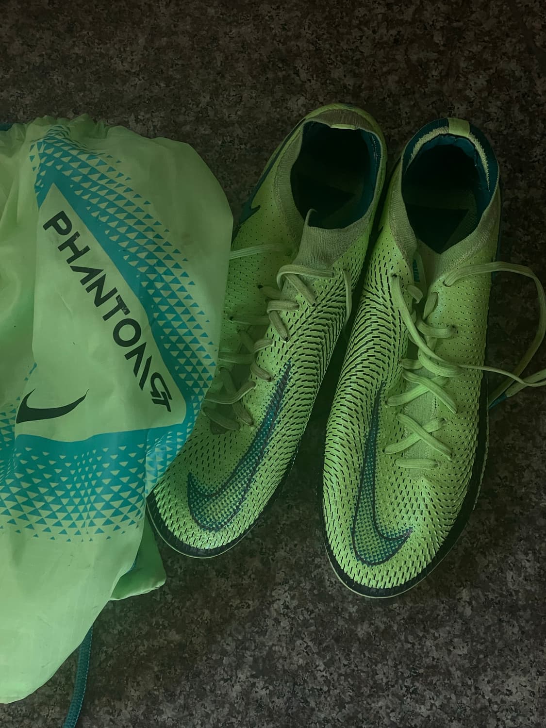 나이키 팬텀 GT 엘리트 DF FG 라임 글로우 아쿠아마린 상품이미지1