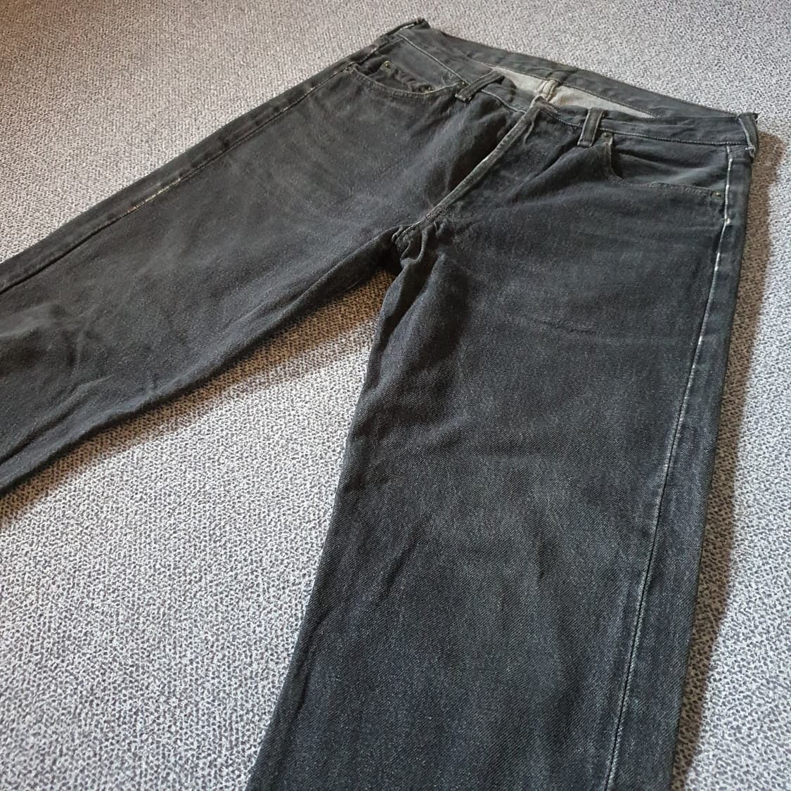 00s 유럽 리바이스501 블랙데님 팬츠 no.15 상품이미지2