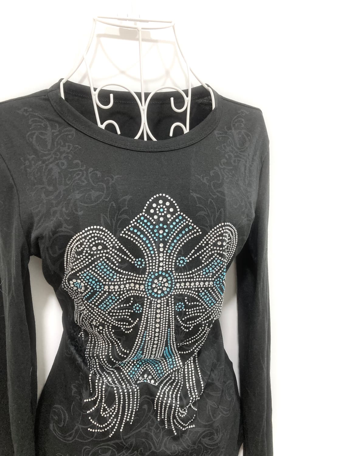 black cross cubic long sleeve 상품이미지2