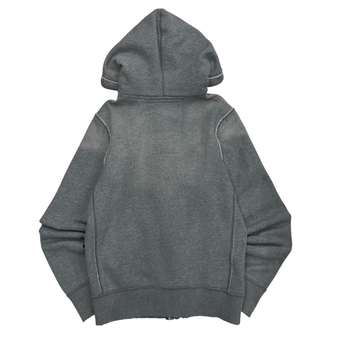 아베크롬비 센터로고 그레이 후드집업 M 상품이미지3