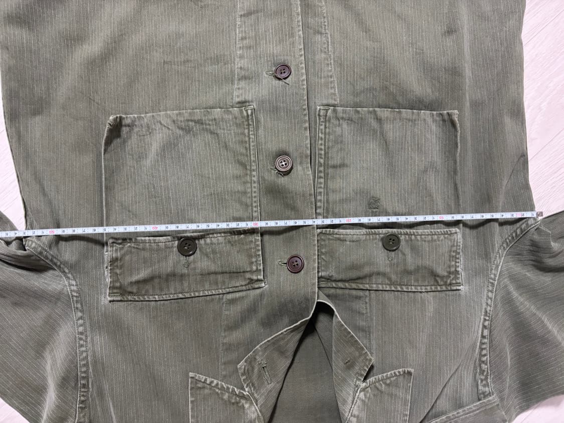 1960s dutch army hbt utility shirt 상품이미지9