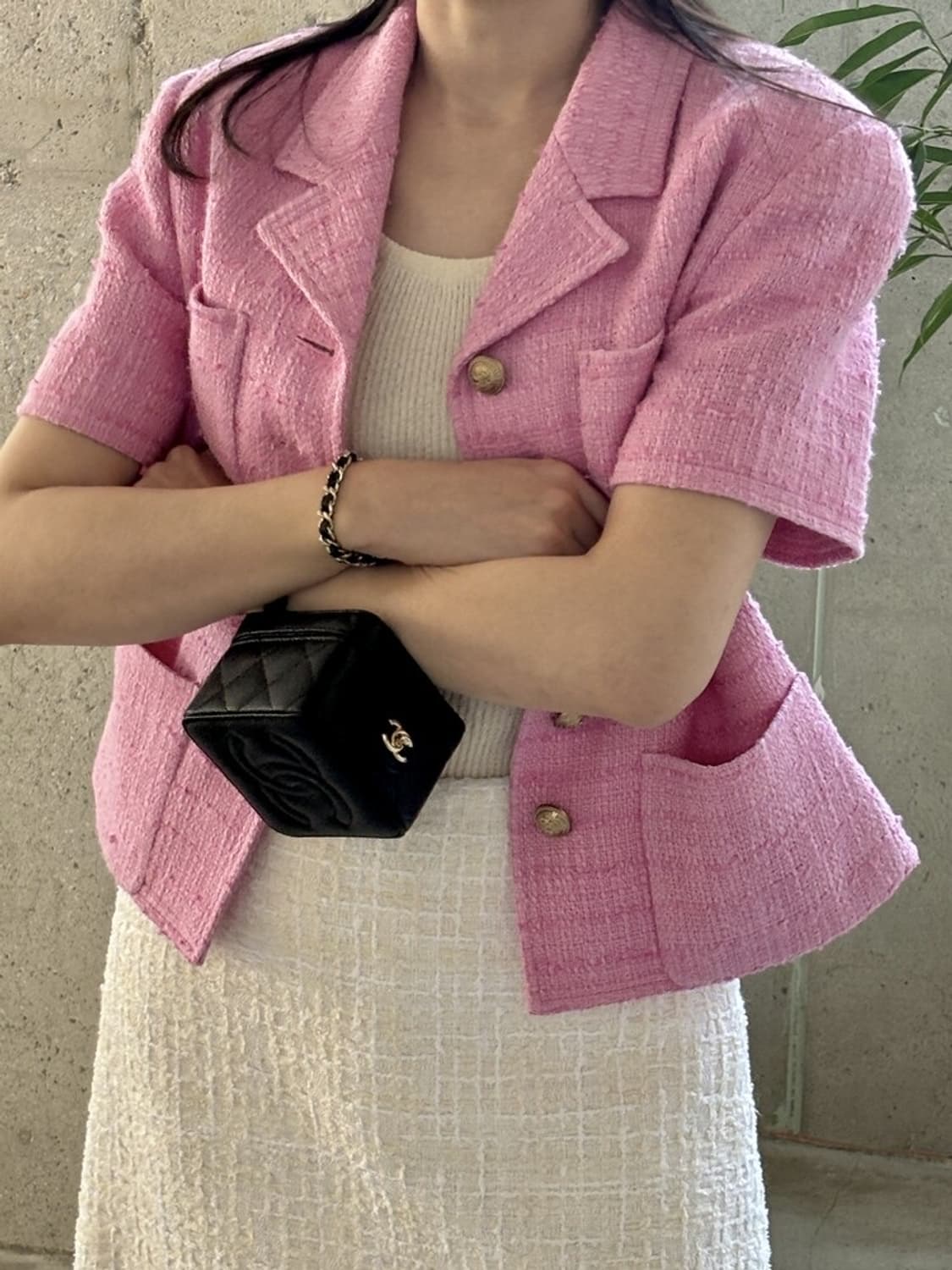 쎄모먼 cemoment 미뇽 트위드 자켓 상품이미지2