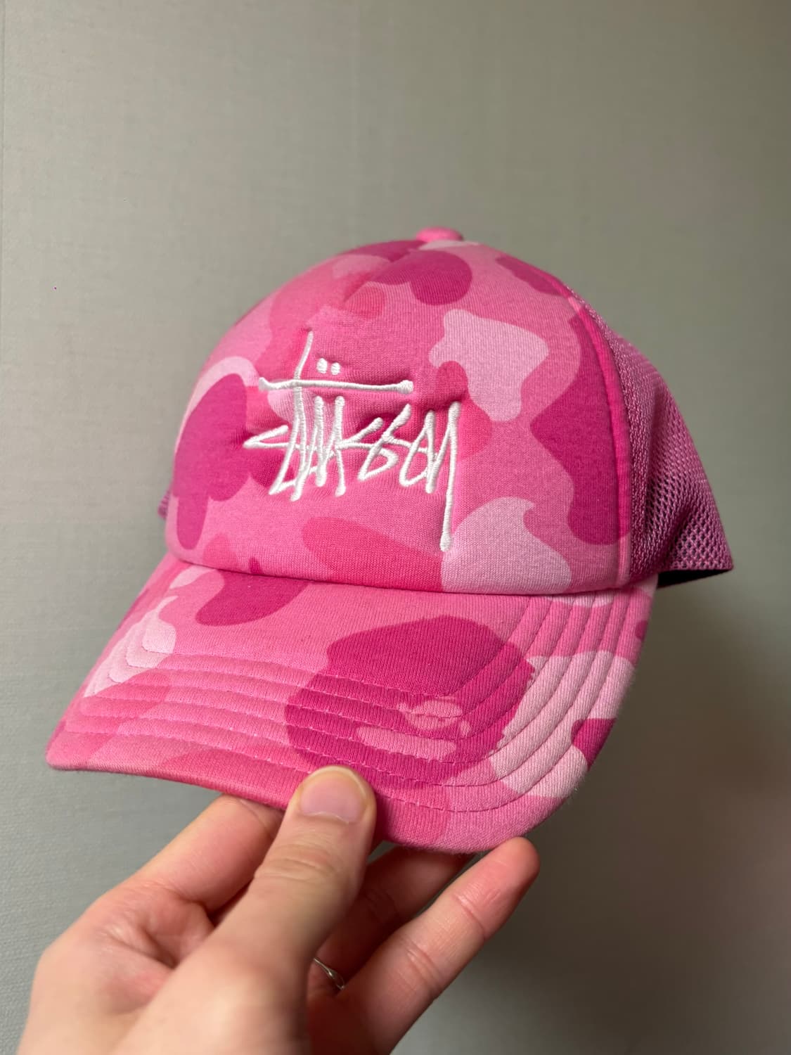 Bape x stussy trucker cap 상품이미지1