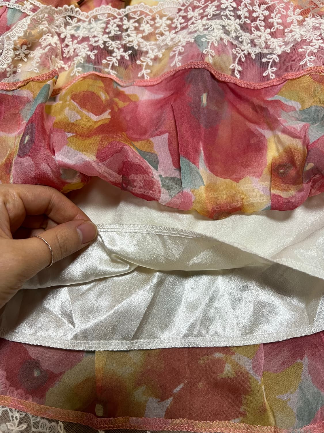 LoDisPoTTO 빈티지 플라워패턴 스커트 상품이미지4