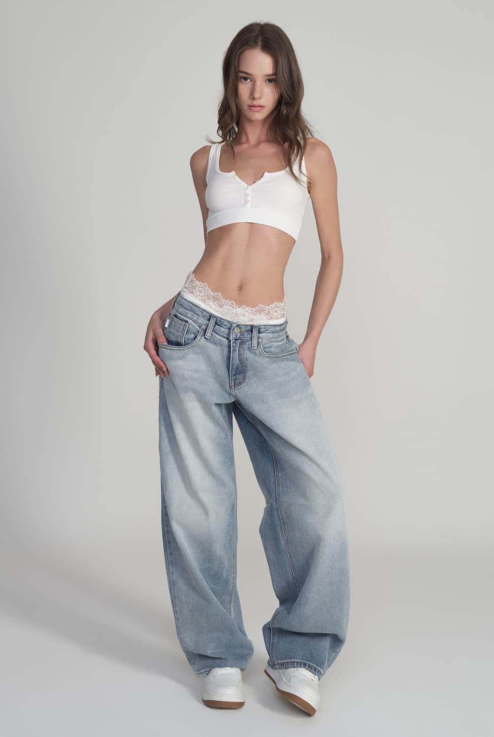 클리시어 Krystal vintage wide jeans 데님팬츠 상품이미지2