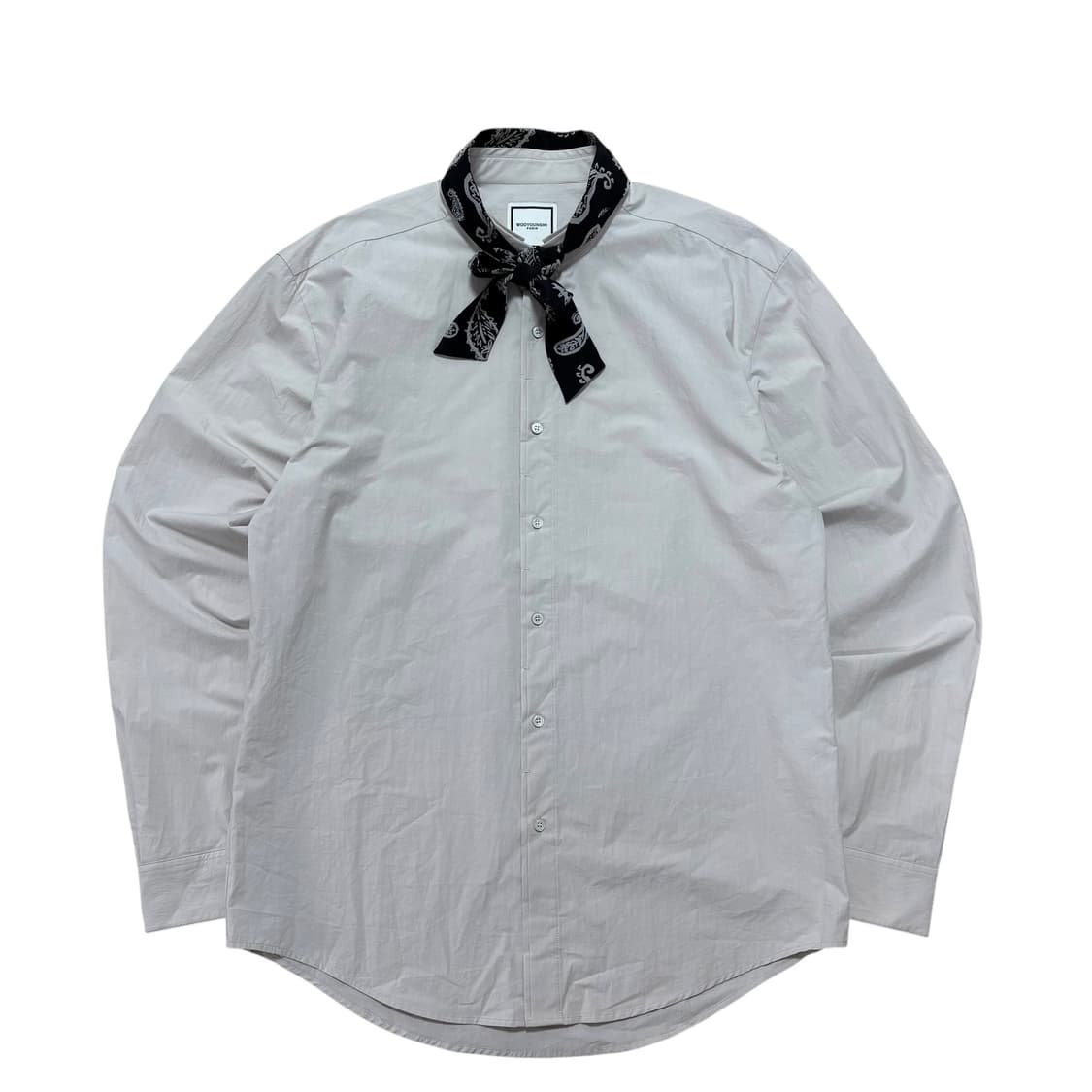 우영미 페이플리 스카프 셔츠 상품이미지1