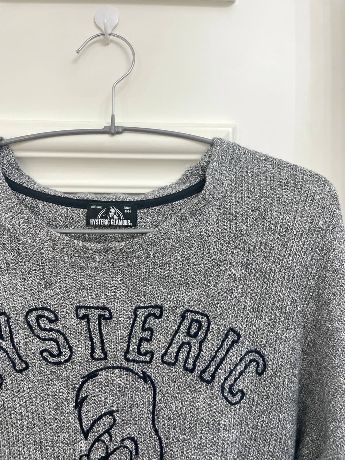 HYSTERIC GLAMOUR gray melange embroidery 상품이미지9