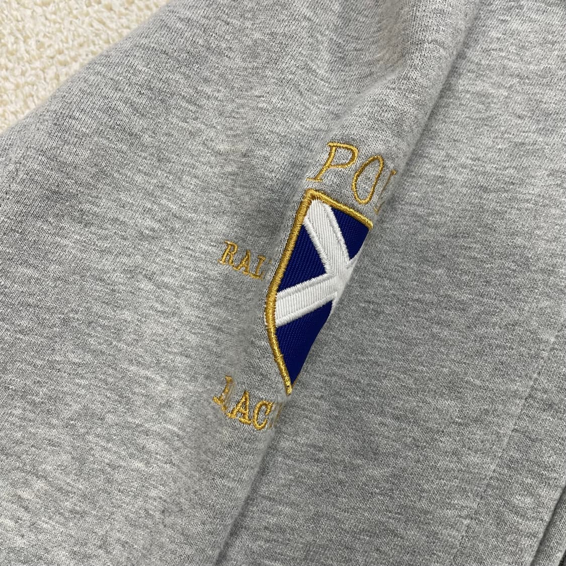 폴로 랄프로렌 블랙워치 스웻 집업 자켓 그레이 상품이미지6