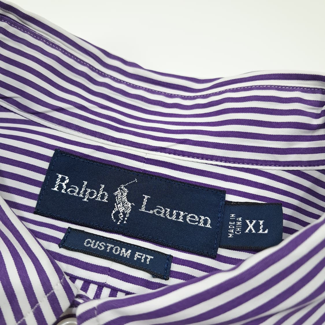 CL815 XL 폴로 00s 스트라이프 퍼플 셔츠 남방 상품이미지3