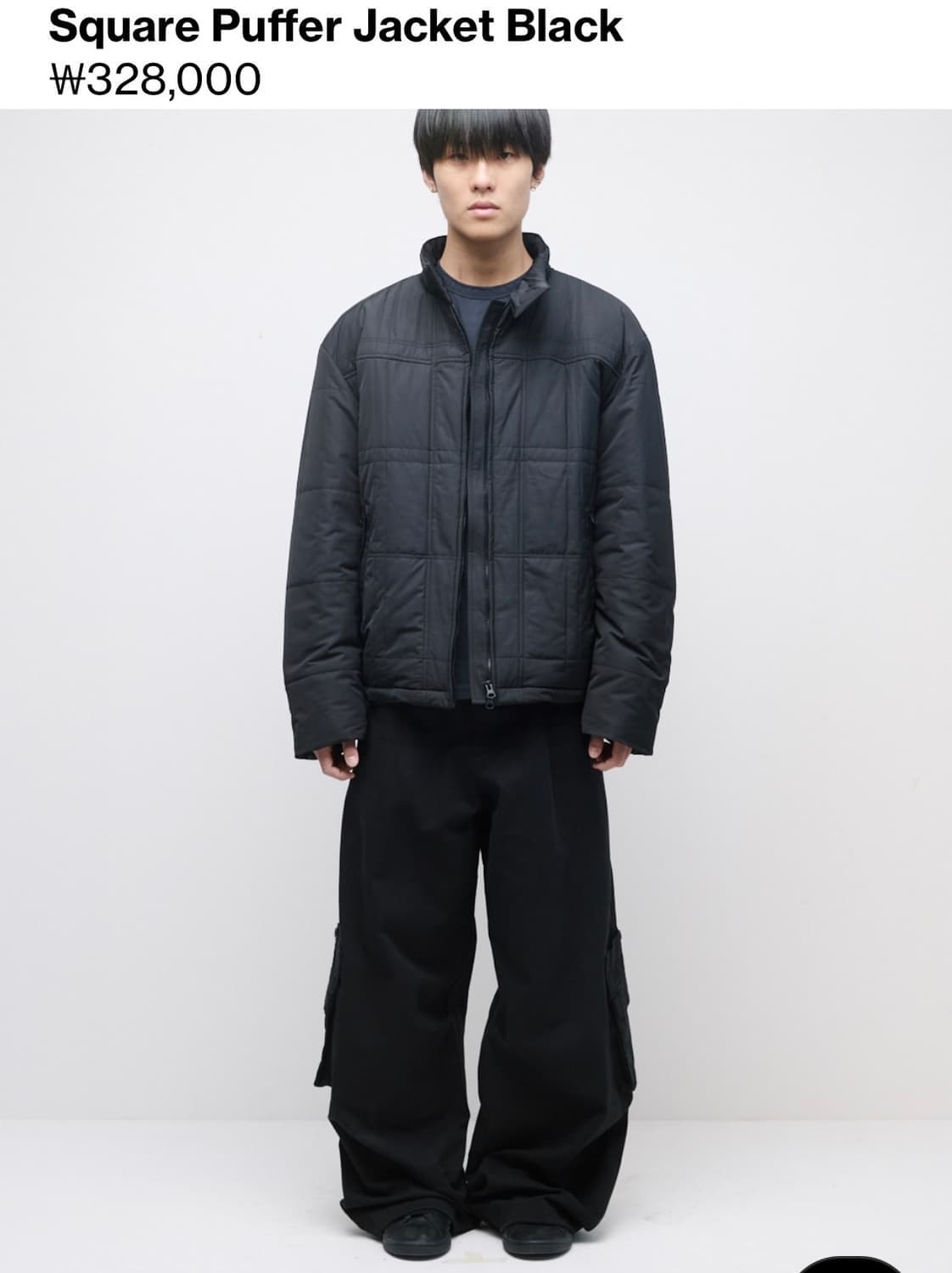 3) 해칭룸 스퀘어 푸퍼 자켓 squre puffer jacket 상품이미지1