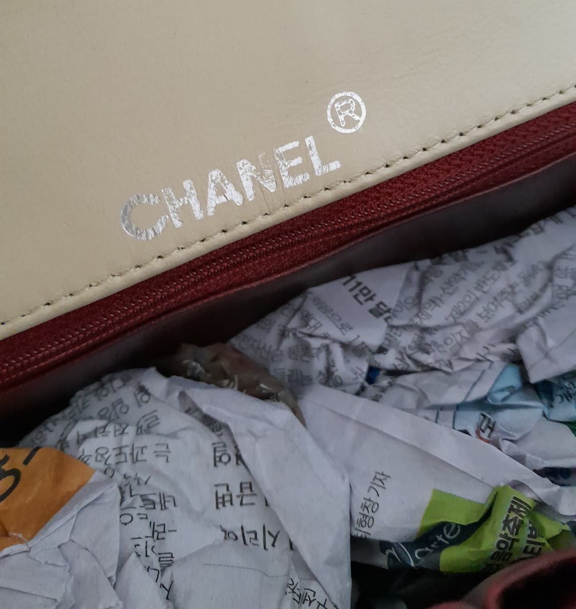 샤넬 빈티지 레어템 퀼팅 탑핸들 플랩백 상품이미지7