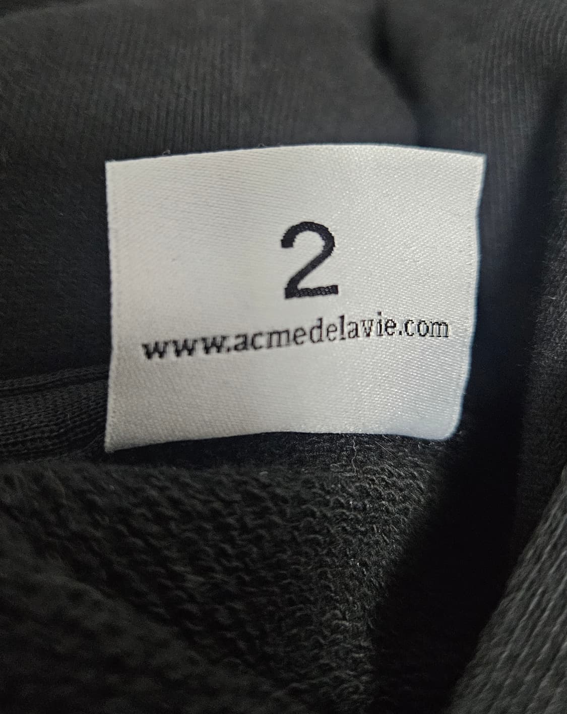 아크메드라비 ADLV 블랙 후드티 2 사이즈 상품이미지8