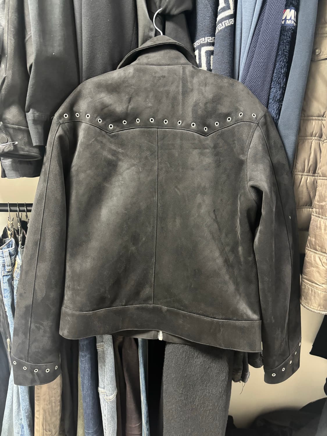 자라 웨스턴 아일릿 스웨이드 자켓 M 상품이미지2