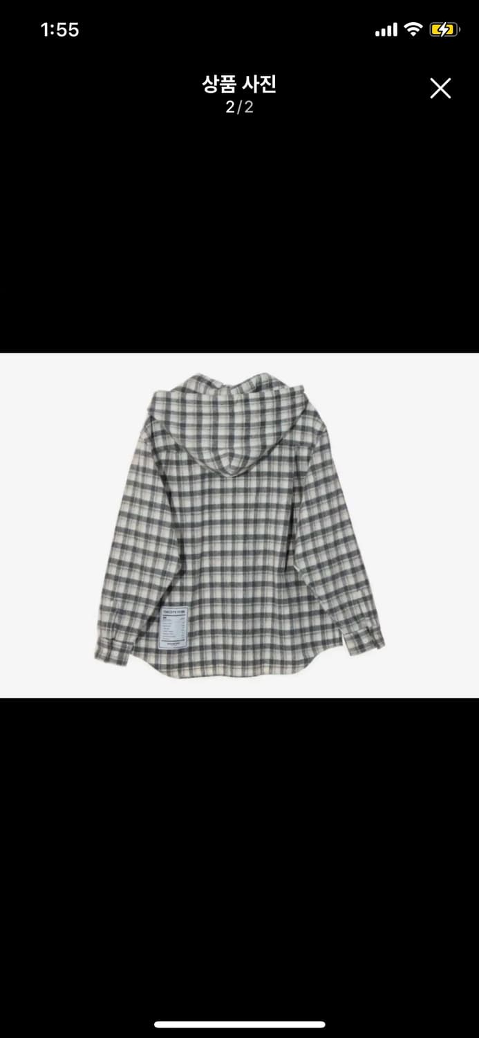 오아이오아이 후드 셔츠 남방 무신사 oioi 애니원모어 상품이미지2