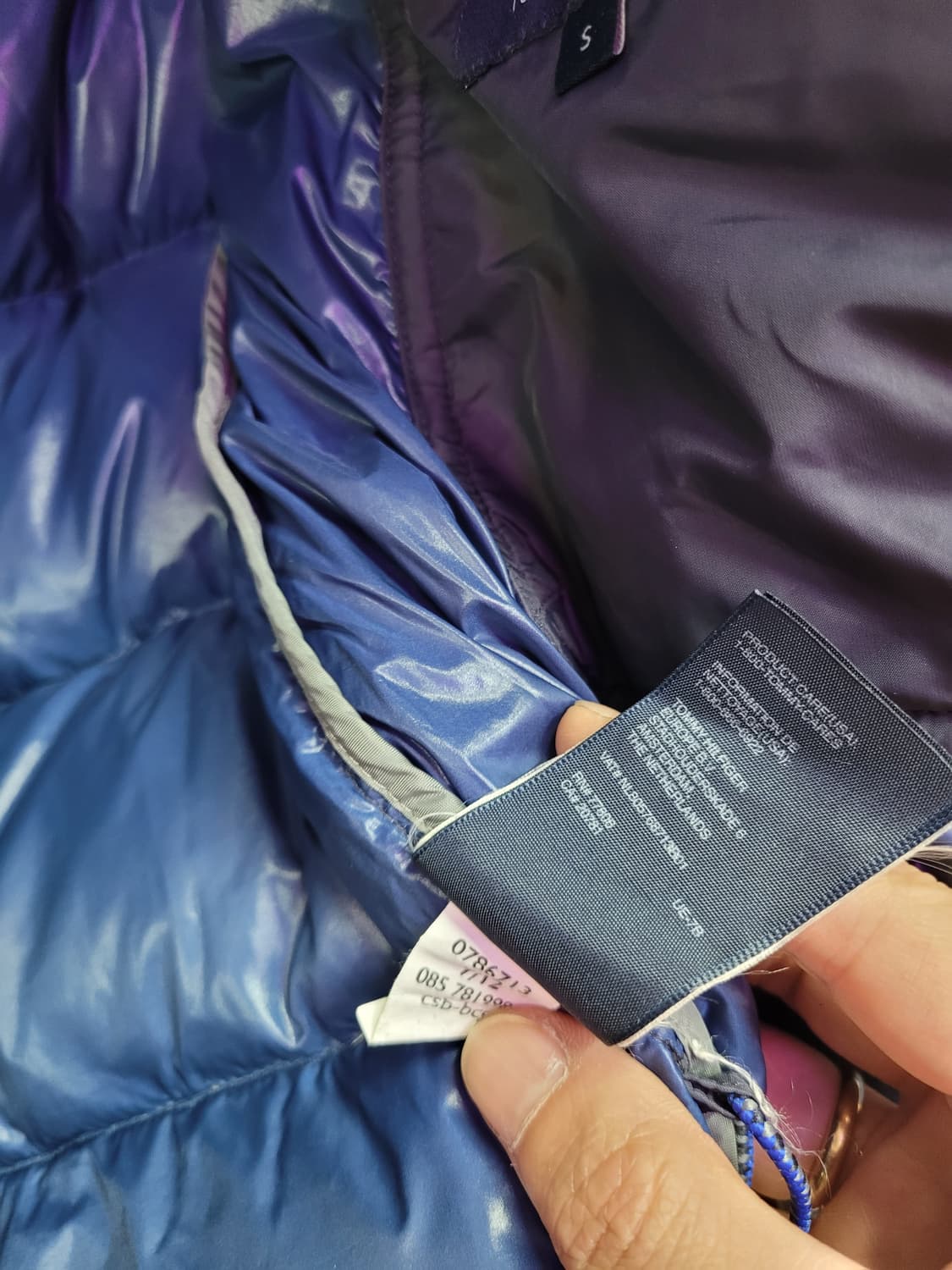 타미힐피거 네이비 패딩 조끼 (오리털) 상품이미지5