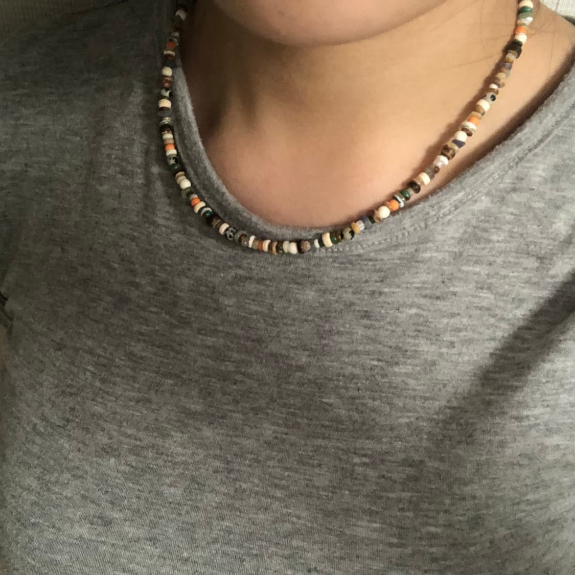 [hand made] 알록달록 믹스 비즈 목걸이 상품이미지1