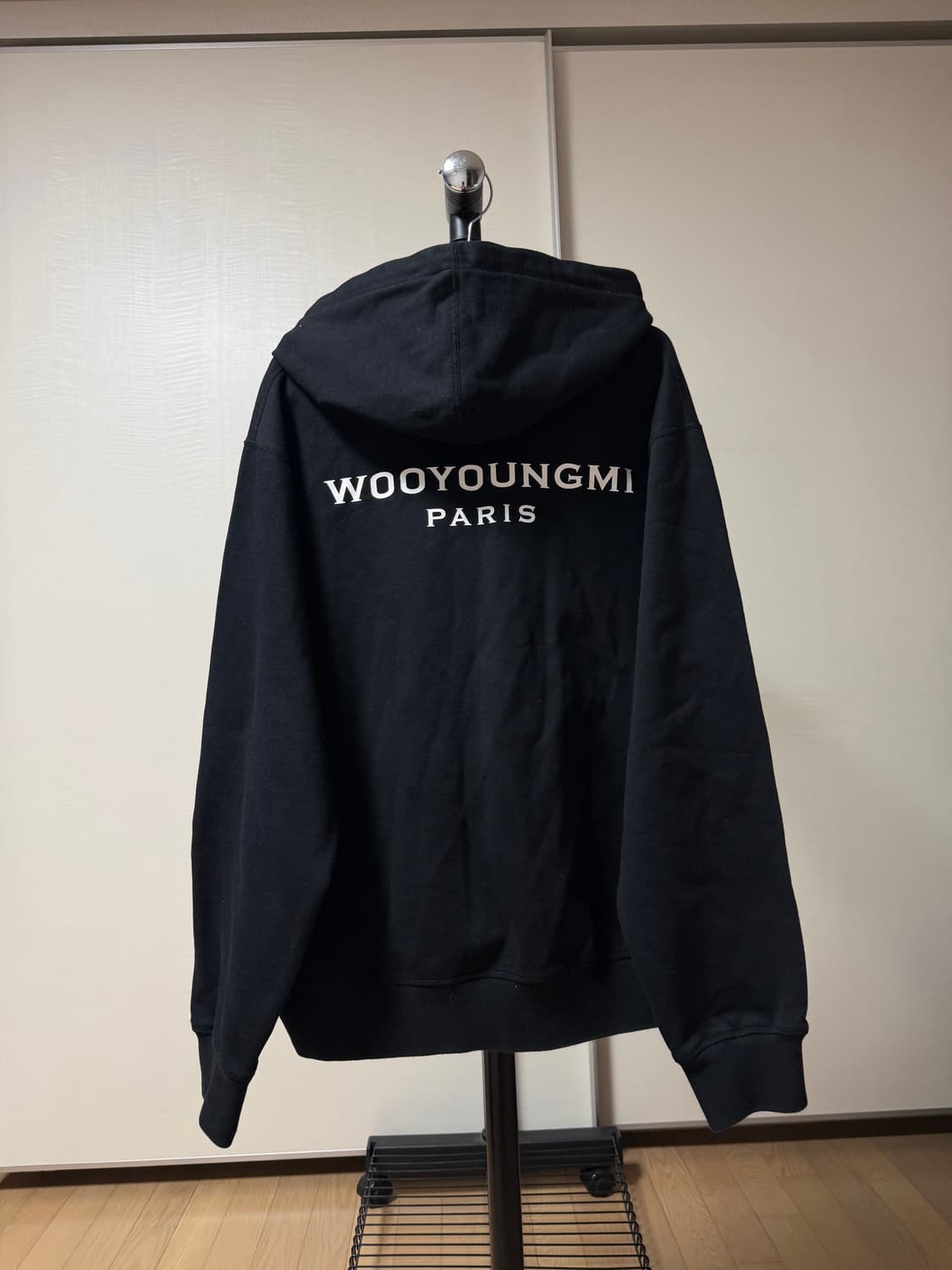 우영미 백로고 후드티  상품이미지2