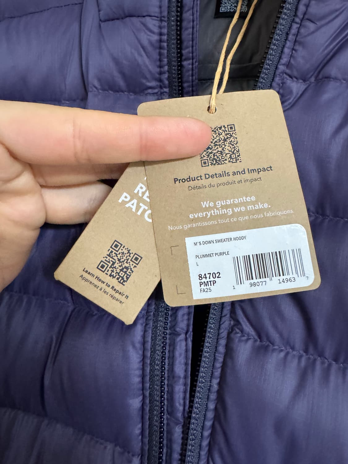 파타고니아 25fw 다운스웨터 패딩 플럼멧 상품이미지5