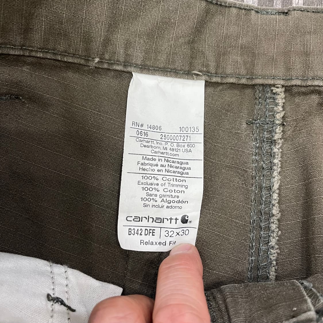 Carhartt B342 DFE 32x30 상품이미지3