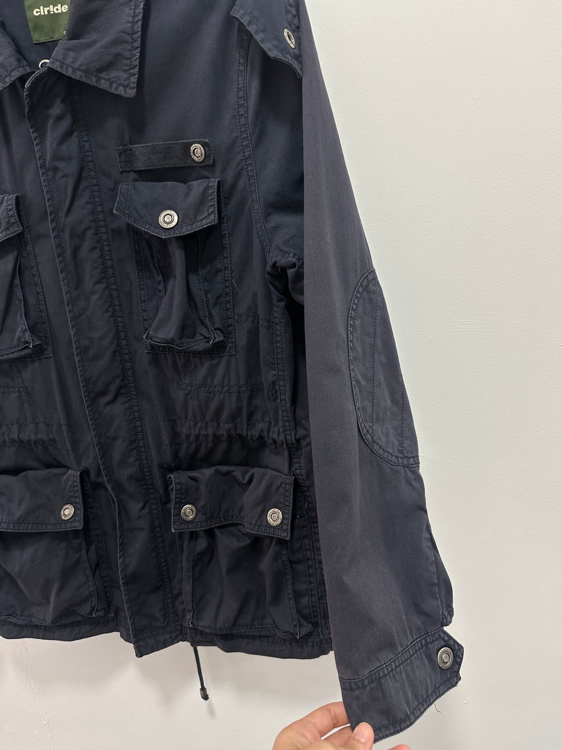Vintage washed navy multi pocket jacket 상품이미지5