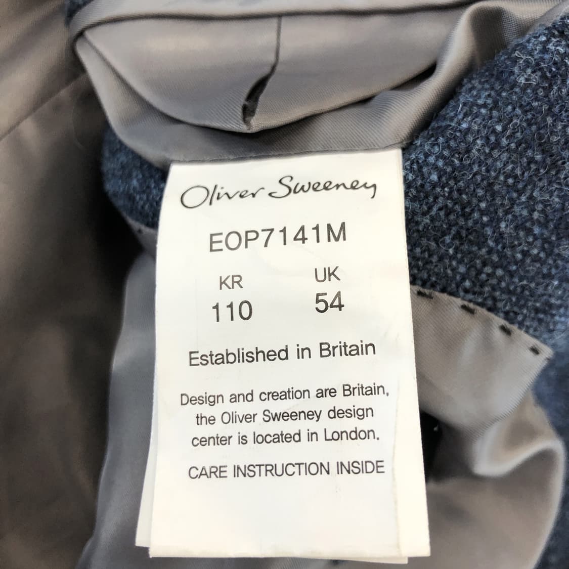 올리버 스와니 MOON 헤리티지컬렉션 잉글랜드 퓨어울자켓 110  상품이미지8