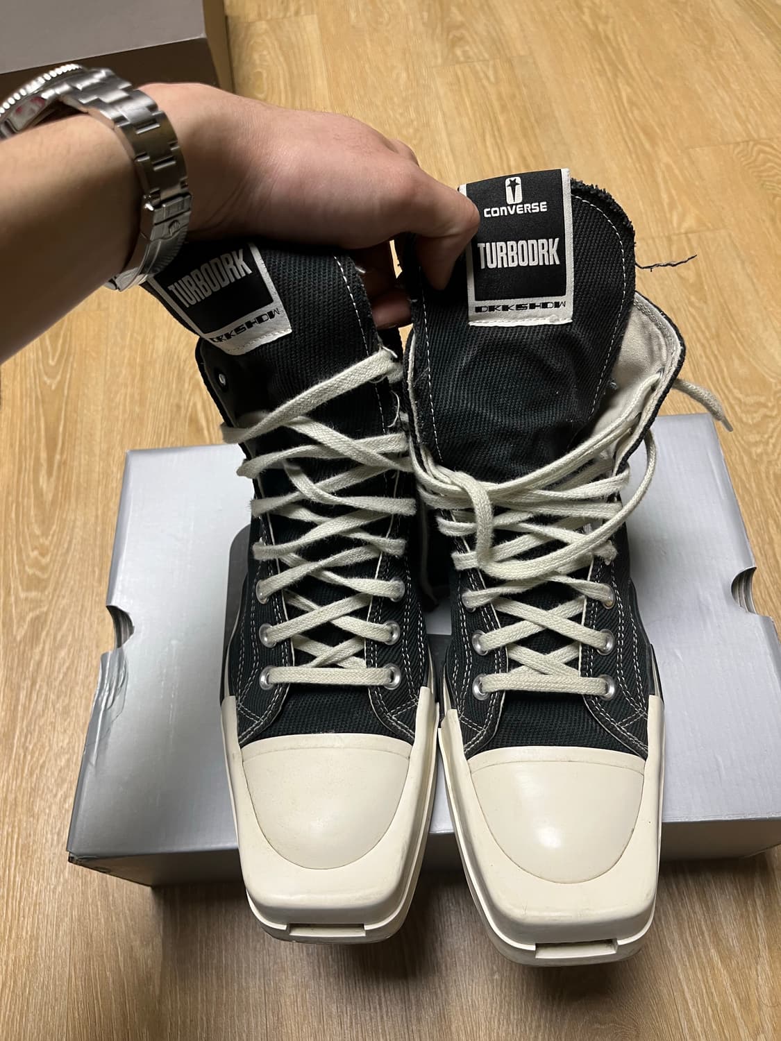 [275] 릭오웬스 컨바스 다크쉐도우 터보다크 하이 상품이미지3