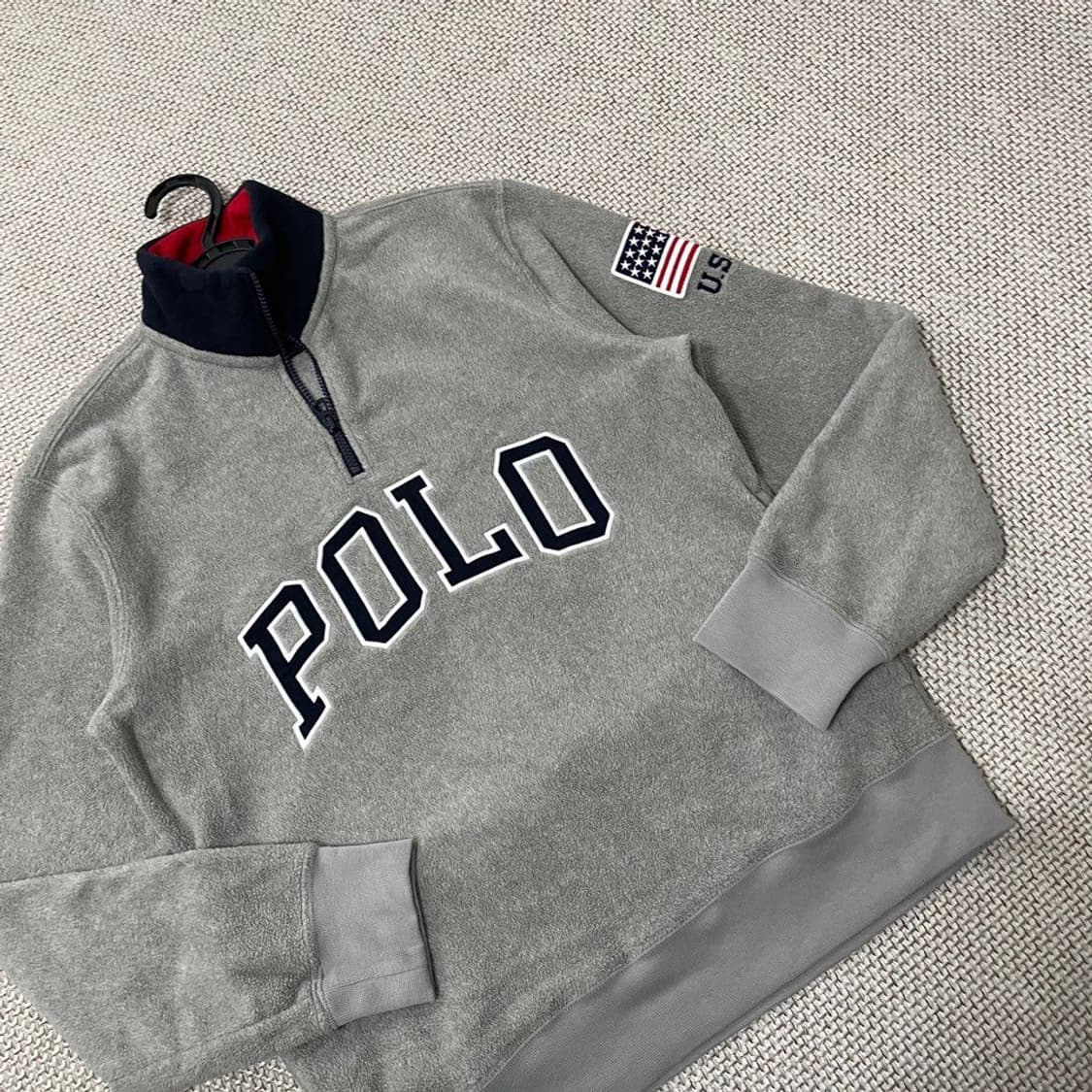 폴로  반집업 성조기 후리스 5113 상품이미지2