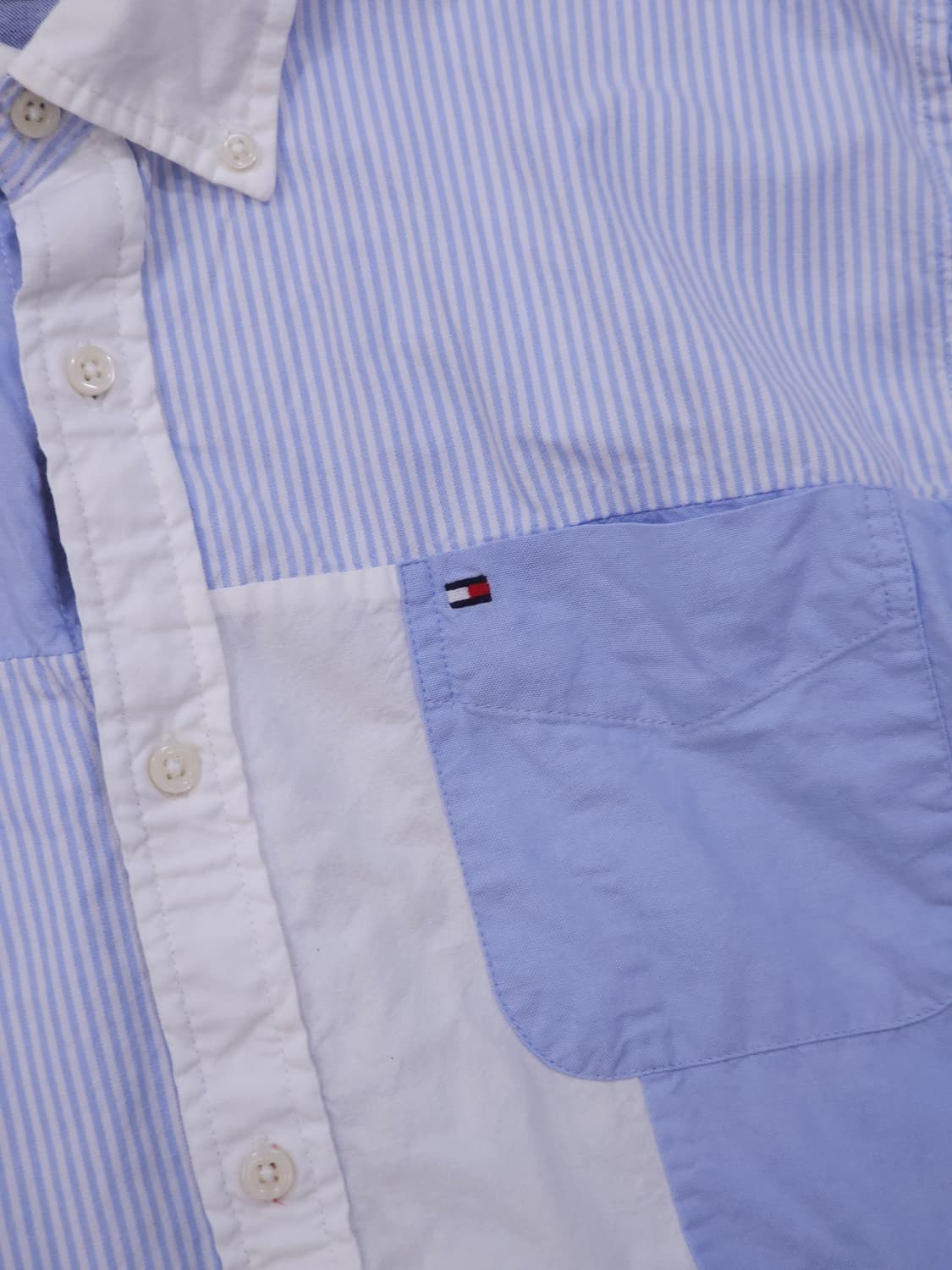 [L/G] 타미힐피거 옥스퍼드 스트라이프 믹스 버튼다운 셔츠 상품이미지3