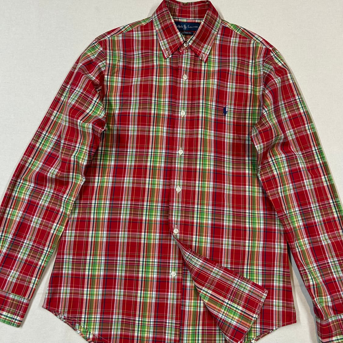 S) 폴로 랄프로렌 클래식 체크 포플린 셔츠 상품이미지2
