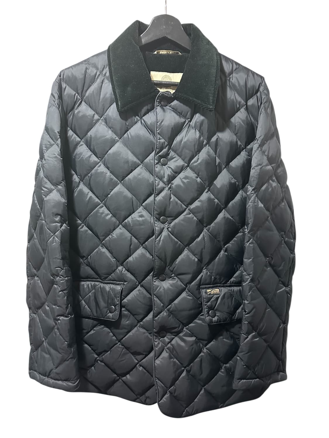 바스통 108 퀼팅 자켓 블랙 L 상품이미지1