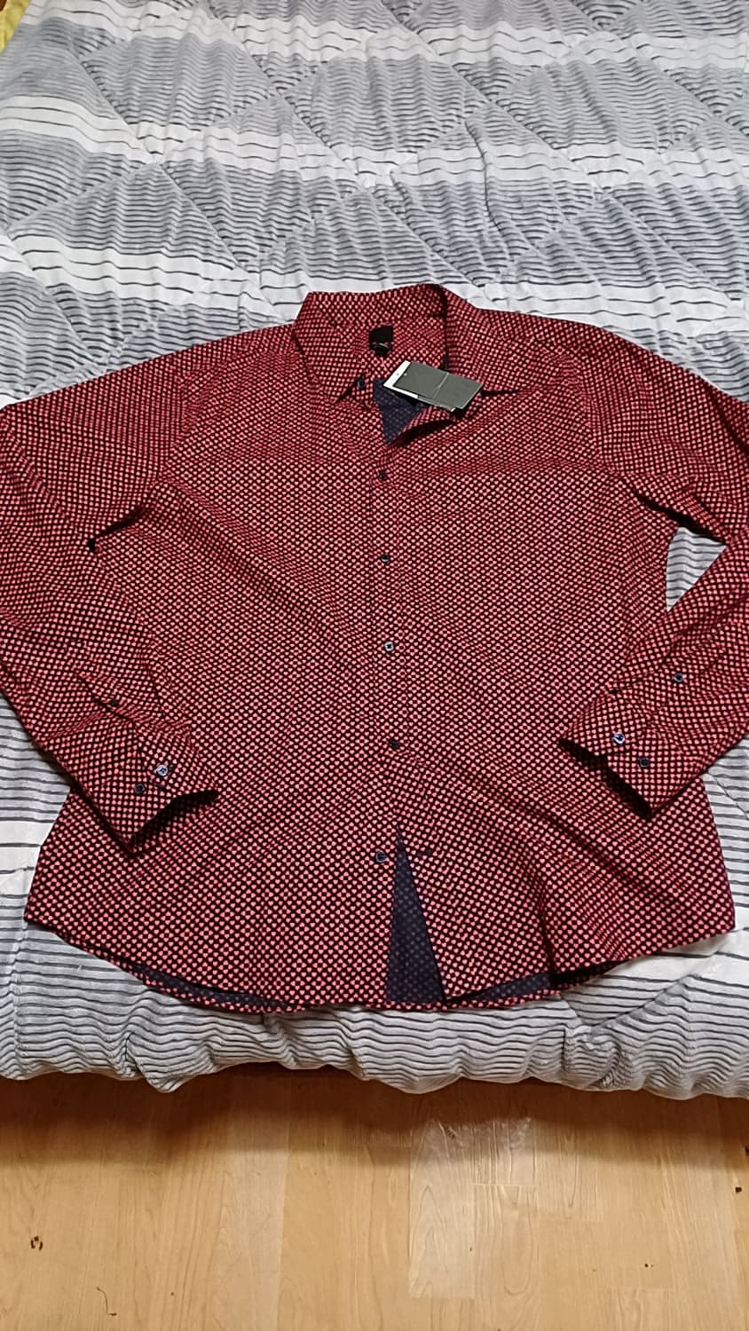H&M 미사용 하트도트셔츠 빅사이즈115 가슴65 기장82 상품이미지1