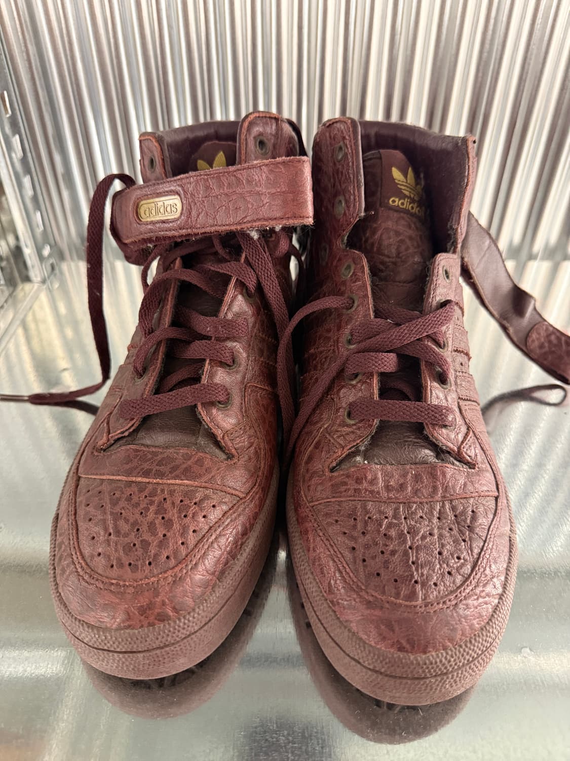 아디다스 포럼 미드 갈색 275mm 상품이미지3