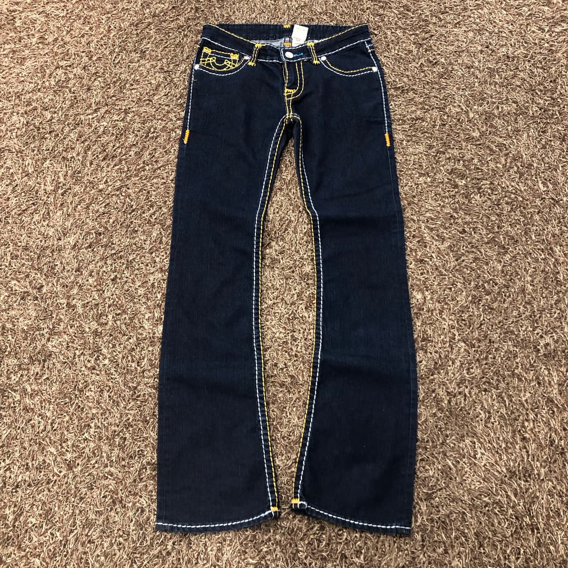 트루릴리전 빌리 슈퍼티 부츠컷 스티치 데님 팬츠 상품이미지2