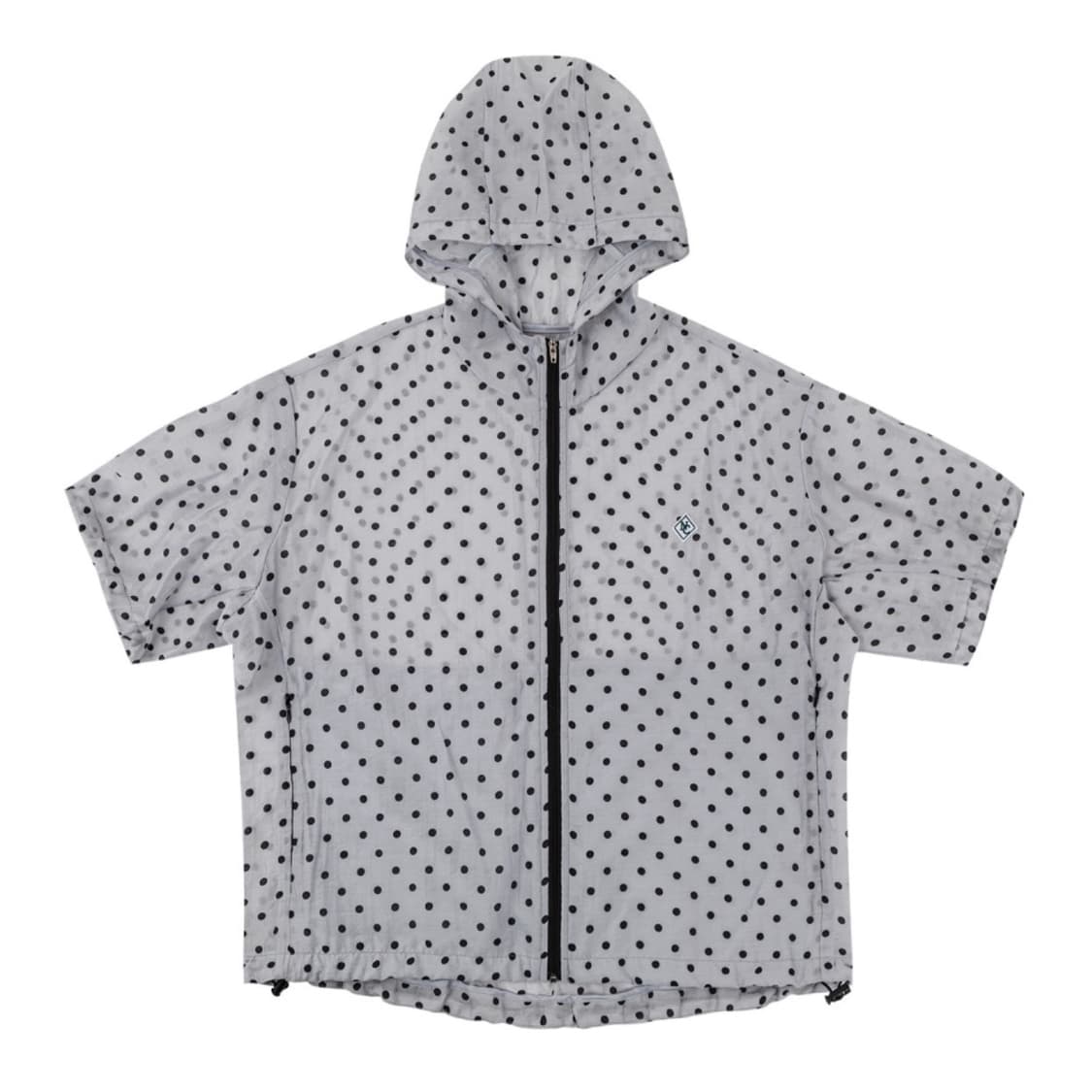 노컨텐츠 도트 하프 후드 점퍼 상품이미지1