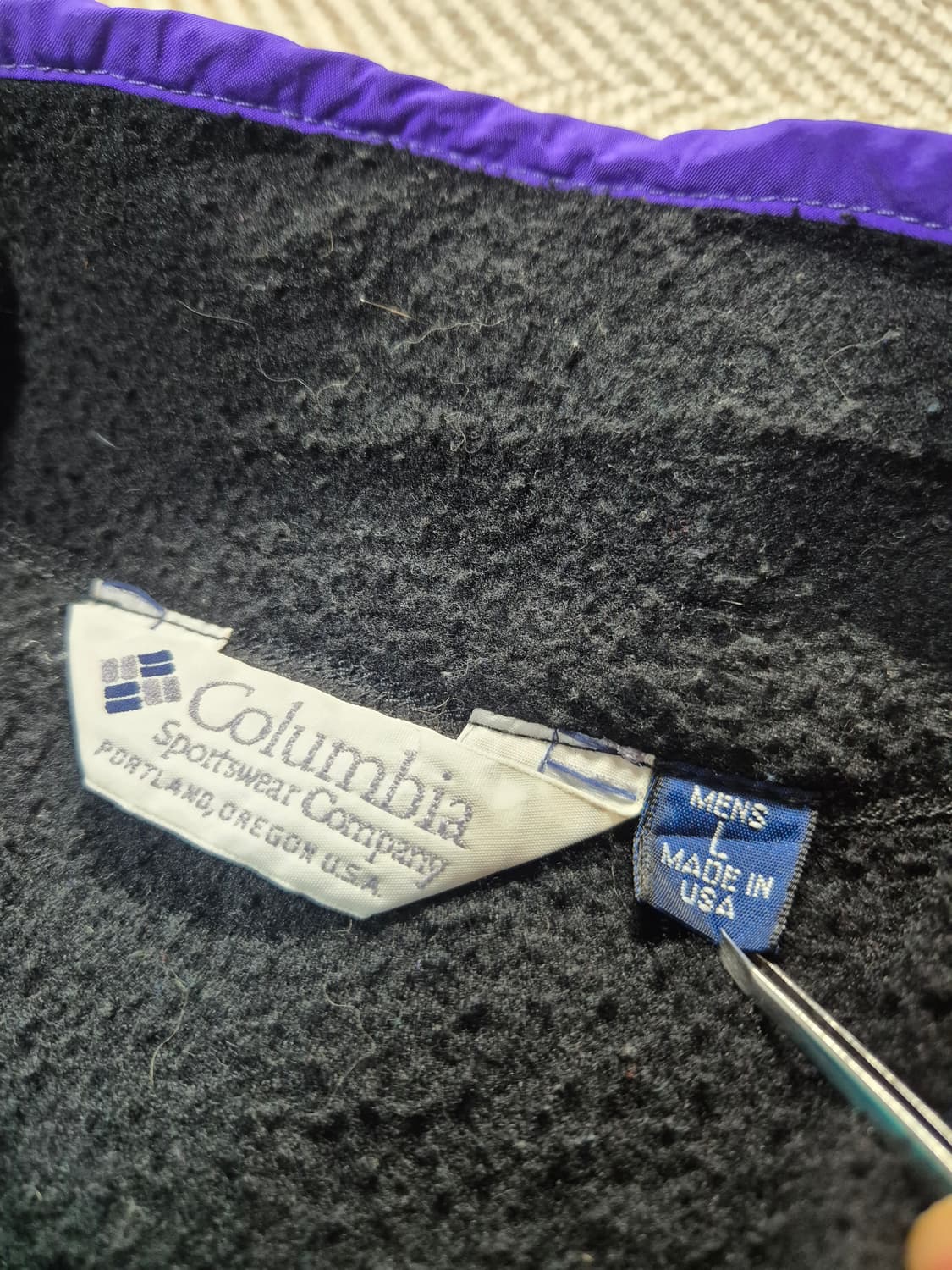 90s 미제 콜롬비아 플리스 상품이미지3