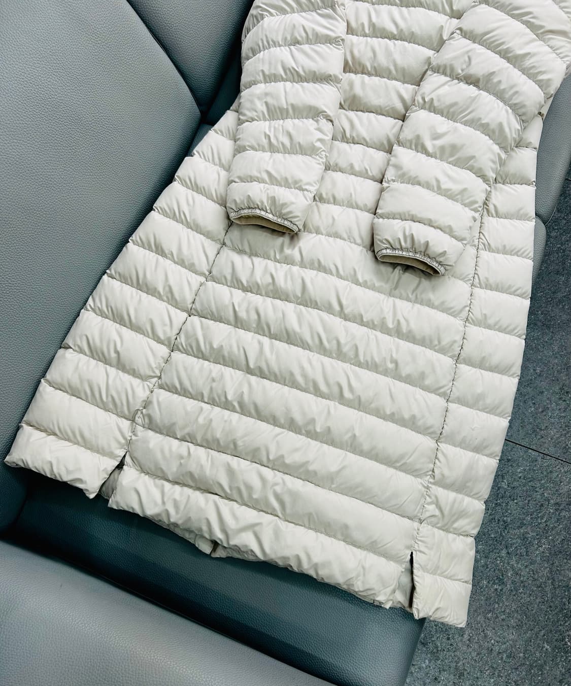 파라점퍼스 여성 엑스트라 롱 다운경량패딩자켓(M/66) 상품이미지8