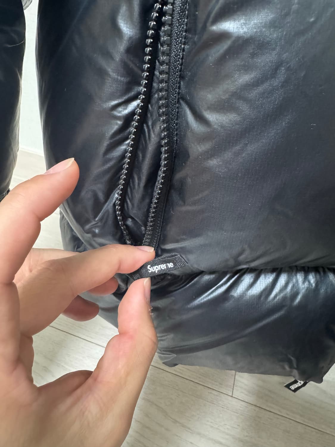 슈프림 페더웨이트 다운 퍼퍼자켓 블랙 l사이즈 상품이미지5